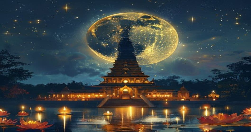 Vesak Poya Moon